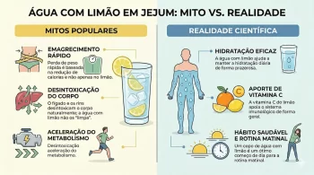 Água com limão em jejum: funciona? O que a ciência realmente diz