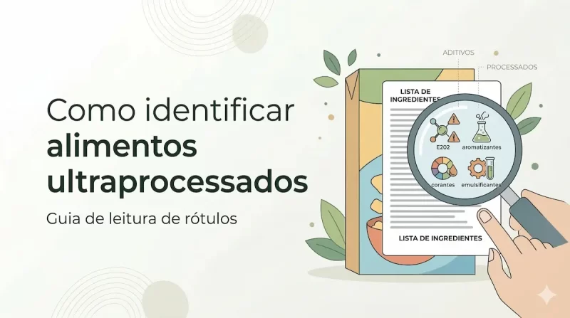 Como identificar alimentos ultraprocessados no rótulo