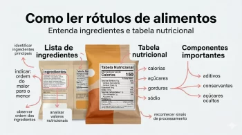 Como ler rótulos de alimentos: guia simples para entender ingredientes