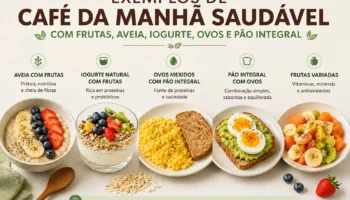 Café da manhã saudável: o que comer e exemplos práticos