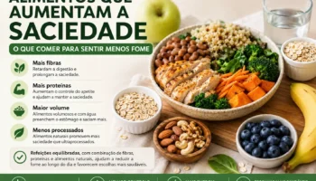 Alimentos que aumentam a saciedade: o que comer para sentir menos fome