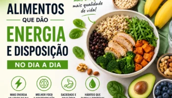 Alimentos que dão energia e disposição no dia a dia