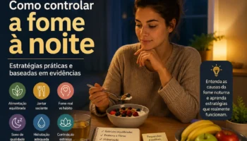 Como controlar a fome à noite: estratégias práticas e baseadas em evidências