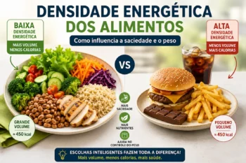 Densidade energética dos alimentos: como influencia o peso