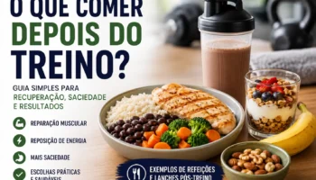 O que comer depois do treino: recuperação, saciedade e exemplos práticos