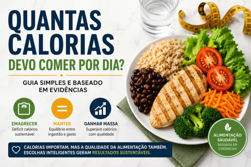 Quantas calorias devo comer por dia? (guia simples e baseado em evidências)