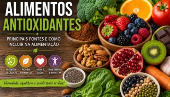 Alimentos antioxidantes: principais fontes e como incluir na alimentação