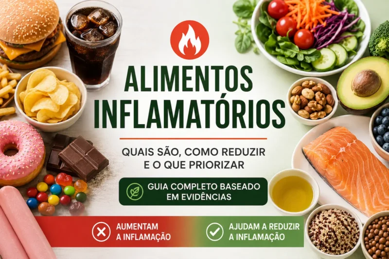 Alimentos Inflamatórios: quais são e como reduzir na alimentação