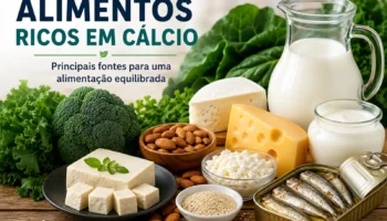 Alimentos ricos em cálcio: principais fontes e como incluir na alimentação