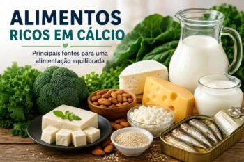 Alimentos ricos em cálcio: principais fontes e como incluir na alimentação