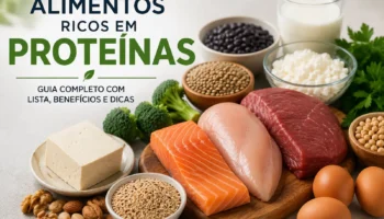 Alimentos ricos em proteínas: lista completa com exemplos e benefícios