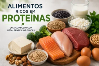 Alimentos ricos em proteínas: lista completa com exemplos e benefícios