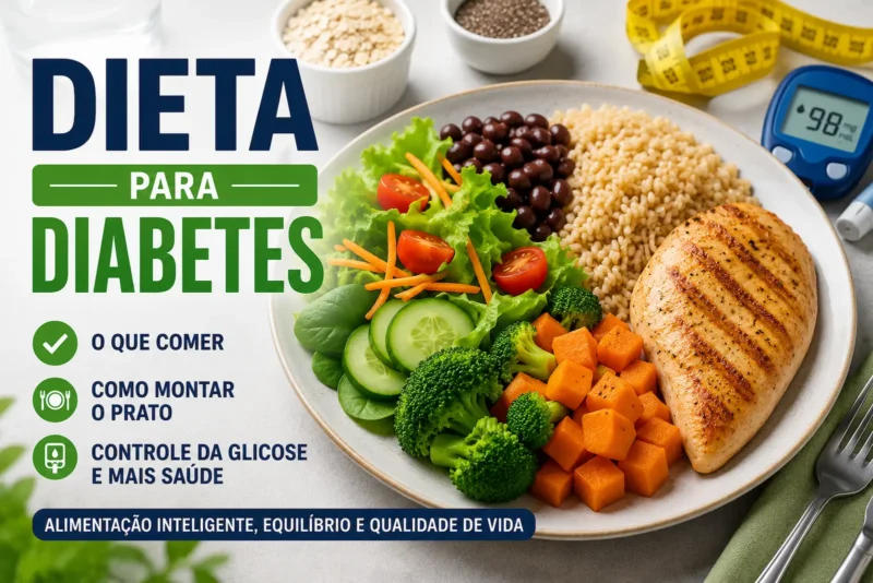 Dieta para Diabetes: O Que Comer, Alimentos Indicados e Exemplo de Cardápio