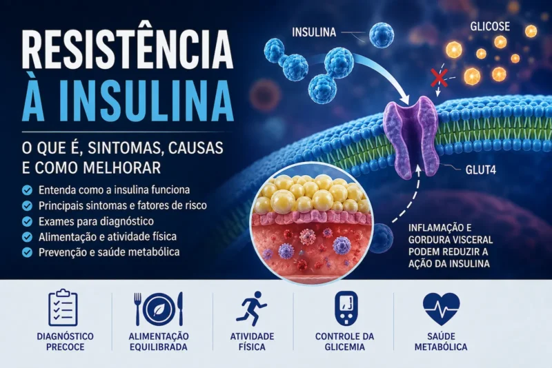 Resistência à Insulina: O Que É, Sintomas, Causas e Como Melhorar