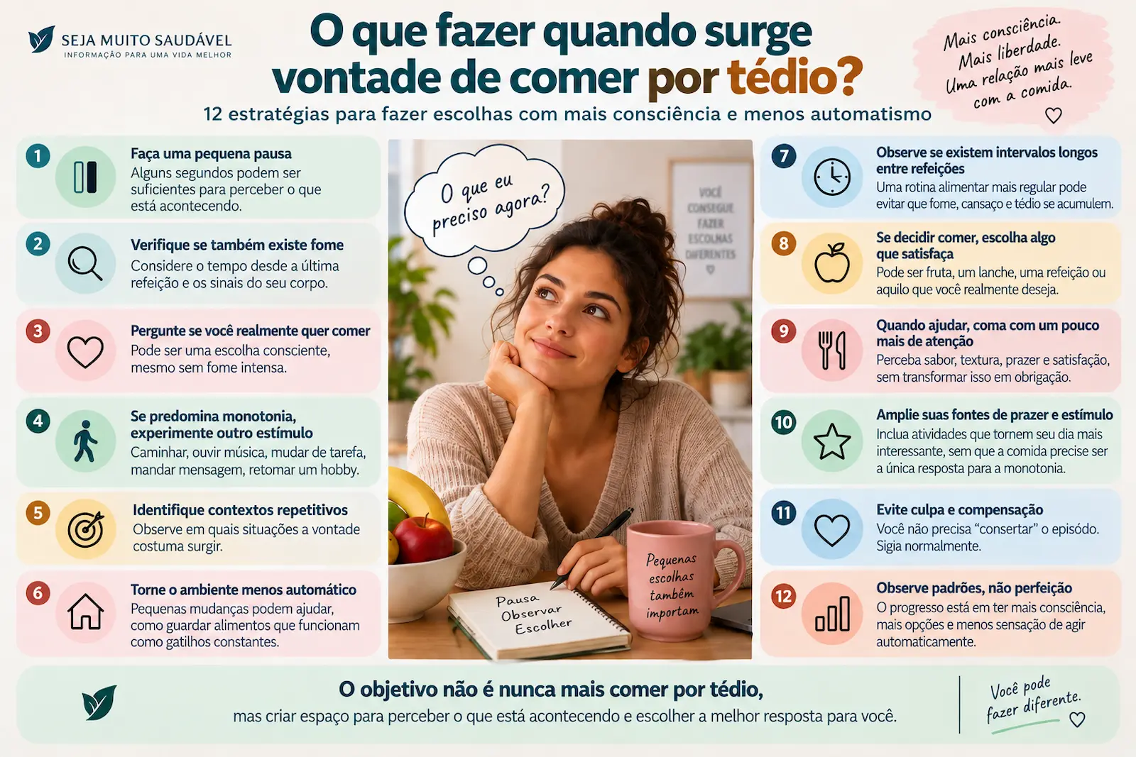 O que fazer quando surge vontade de comer por tédio