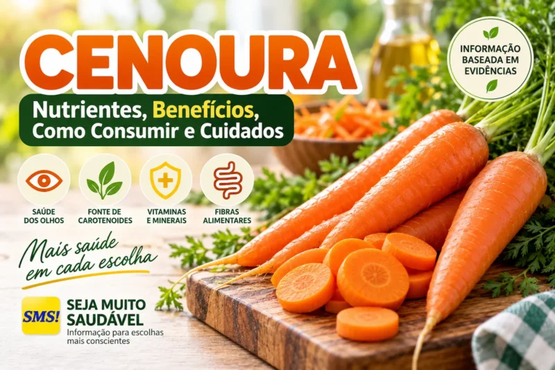 Cenoura: Nutrientes, Benefícios, Como Consumir e Cuidados